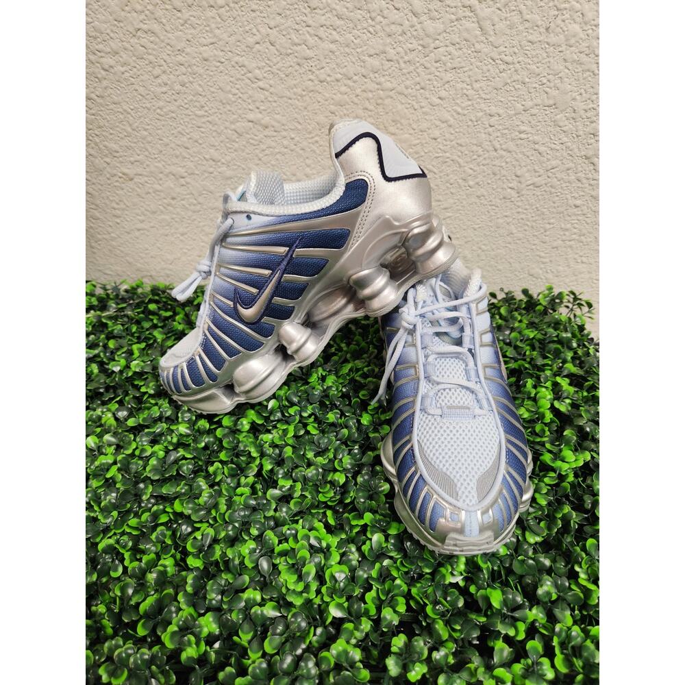 Nike Shox TL Fade Blue Tint Metallic Silver IH1336-403 Size 7.5
